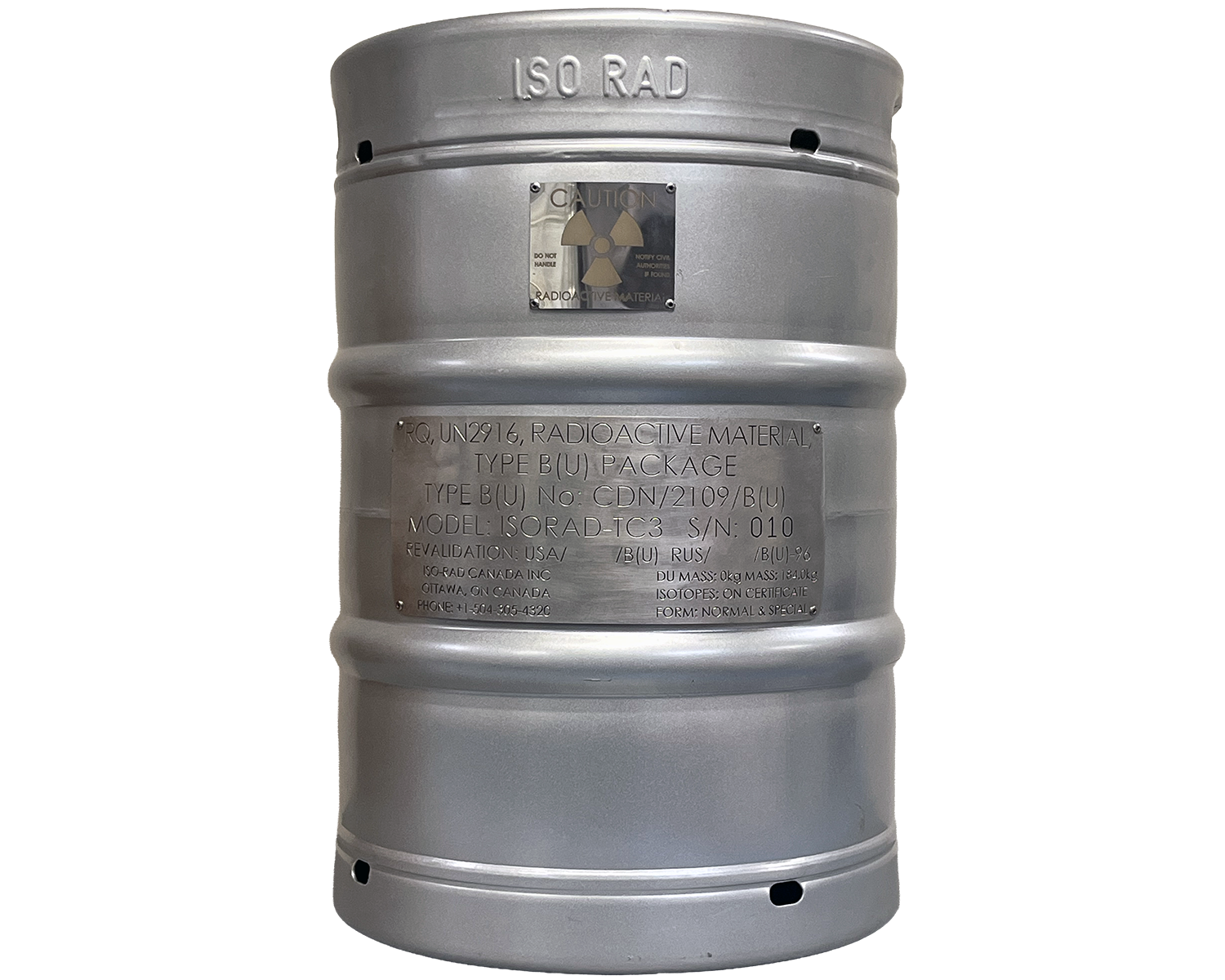 ISORAD-TC3 Type B(U) transport container